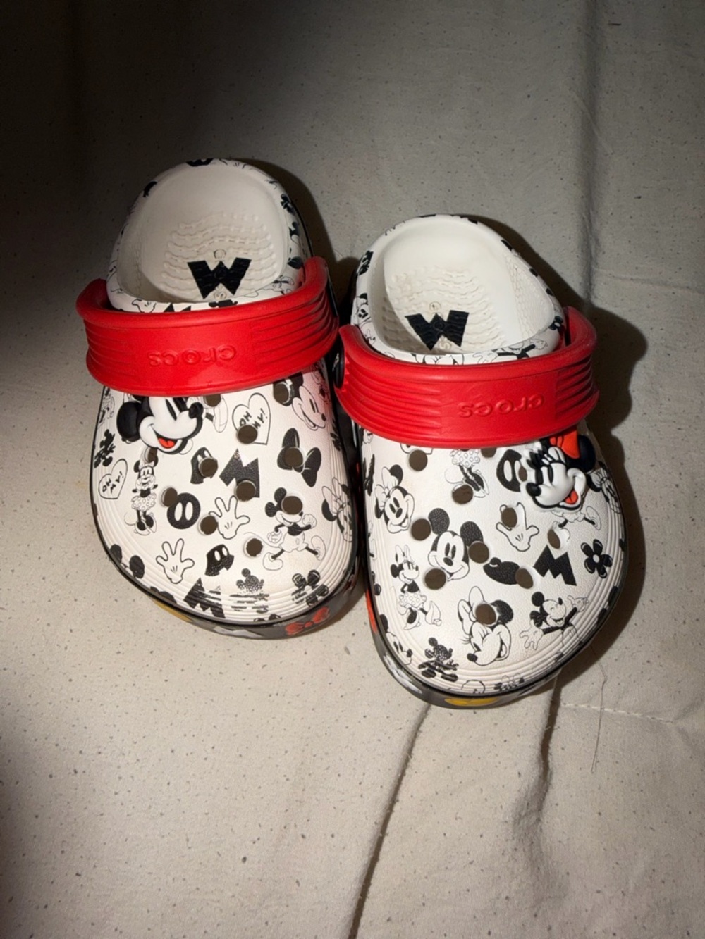 Mickey off court crocs